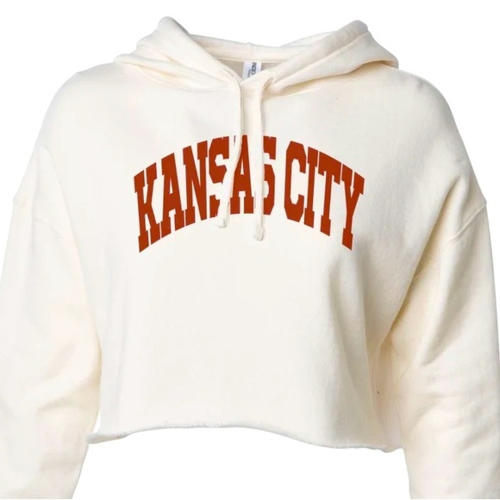 Kansas City Crop Top Hoodie Collection. City Gear for tailgating, football, more